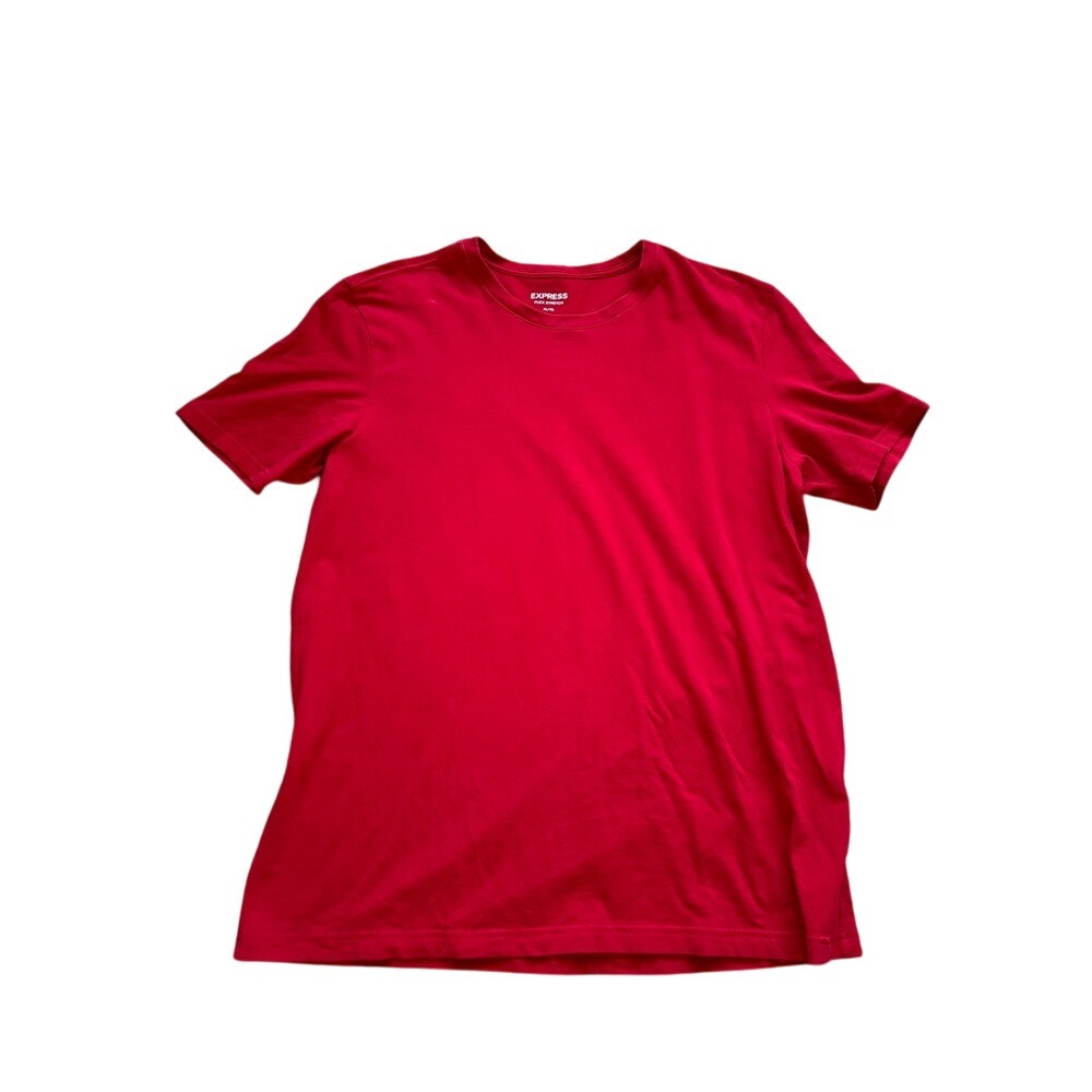 Men's express red tshirt